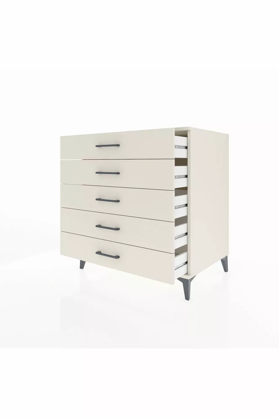 Comò Aura a 5 Cassetti Pietra di Luna | Design Moderno