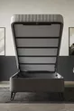 ProBasic Einzelbettstoff-Set (Bettgestell Kopfteil Matratze)
