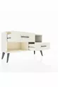 Arges Dressoir Enkelplank 2 Lade Aytaşı-Antraciet/Aytaşı