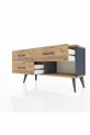 Arges Dresser 3 Drawers Anthracite-Pine