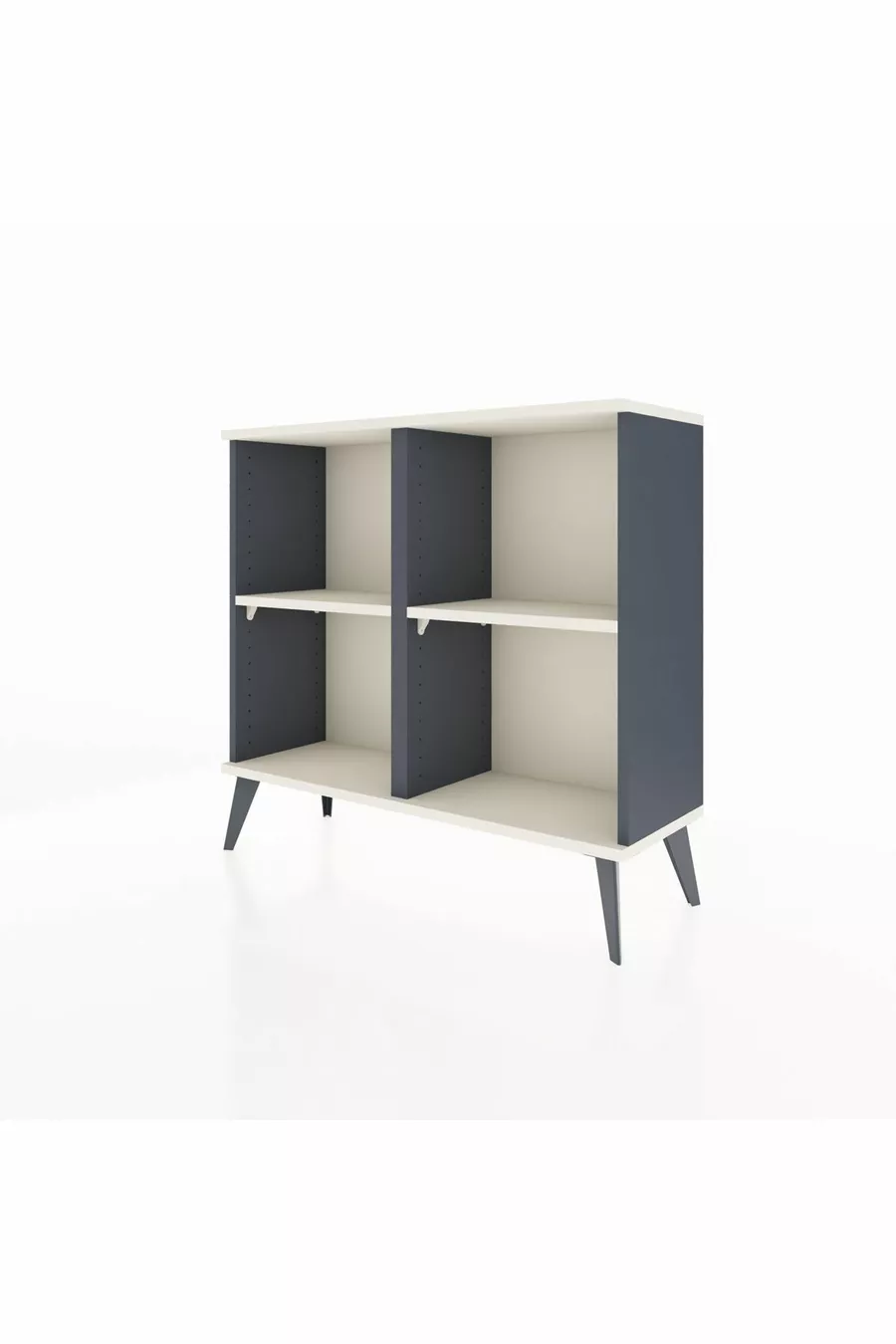 Arges Dresser 2-Shelf Anthracite-Crystal Gray