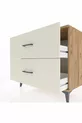 Kronos Dresser 2-Drawer Pine-Onyx