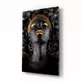Peinture sur verre femme africaine