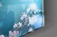 Peinture sur verre de fleurs de printemps