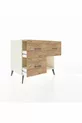 Commode Kronos 3 tiroirs Pierre de lune-Pin