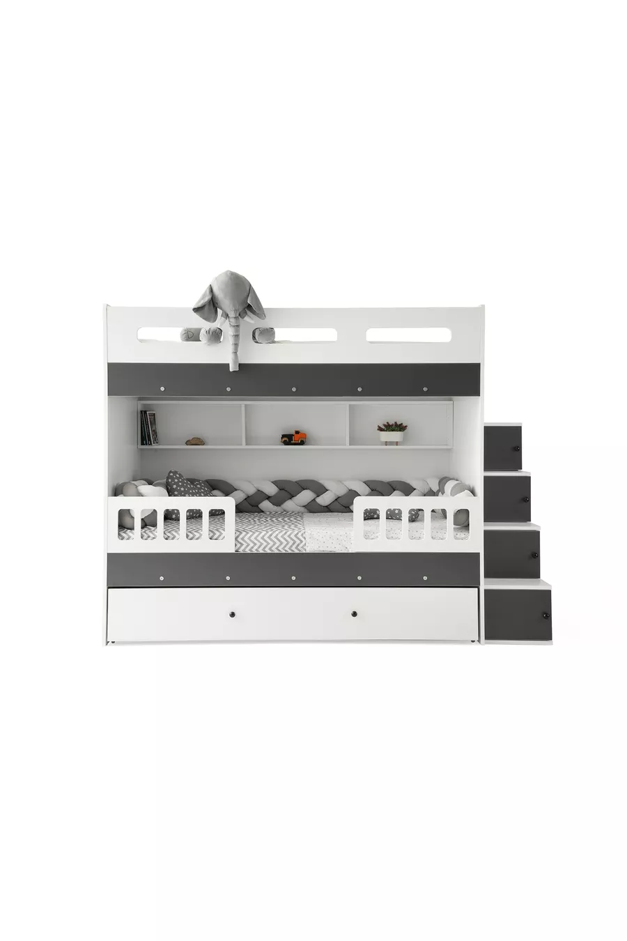Berlin Loft Bed / 2 Pieces Including Bamboo Spring Mattress