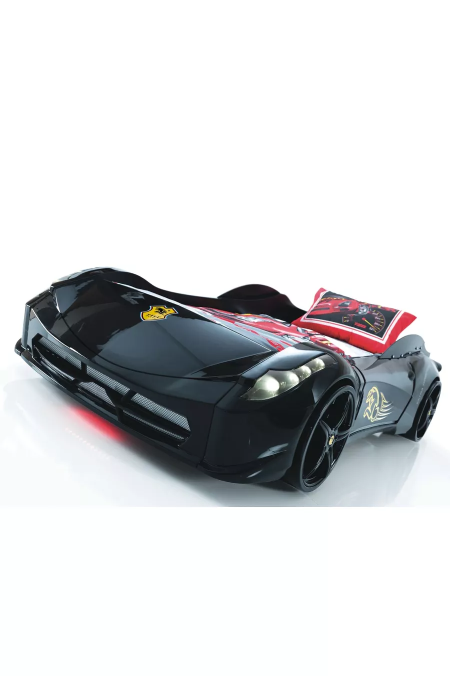 Bed in de vorm van een auto Ferrari Farinay Istanbul, Kinderkamerkast en Autobed