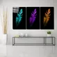 Peinture sur verre méga de plumes d'oiseau