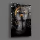 Peinture sur verre femme africaine