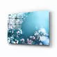 Peinture sur verre de fleurs de printemps