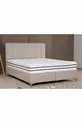 Ensemble de lit Comfort Lüks Sleepy avec sommier, tête de lit et matelas à ressorts