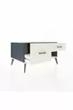 Commode Kronos 2 tiroirs Anthracite-Pierre de lune