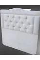 Titre DK Modèle Simple 'lik Tissu Blanc Plume de Poney Fait Main