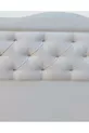 Titre DK Modèle Simple 'lik Tissu Blanc Plume de Poney Fait Main