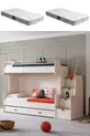 Lit superposé, Lit superposé Zenit Plus avec lits pour enfants et 2 matelas confort