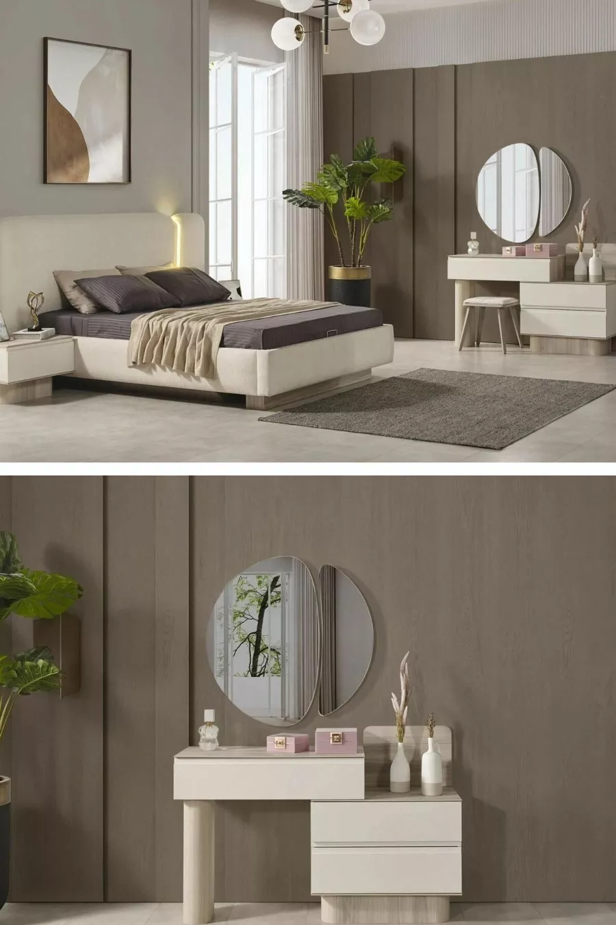 Ensemble de chambre à coucher Mobilya Güneş