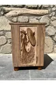 Misswoodtr Table de chevet Commode rustique à 1 étagère