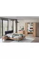 ENSEMBLE DE CHAMBRE À COUCHER ETİ, 4 PORTES, AVEC MIROIR