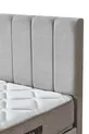 Ensemble 3 pièces Lit double Magnolia entièrement orthopédique antibactérien + Sommier avec coffre + Tête de lit
