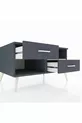 Kronos Dresser Single Shelf 2 Drawers Anthracite-Pebble/Anthracite