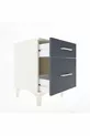 Hyperion Commode 2 Lades Agaatgrijs-Antraciet