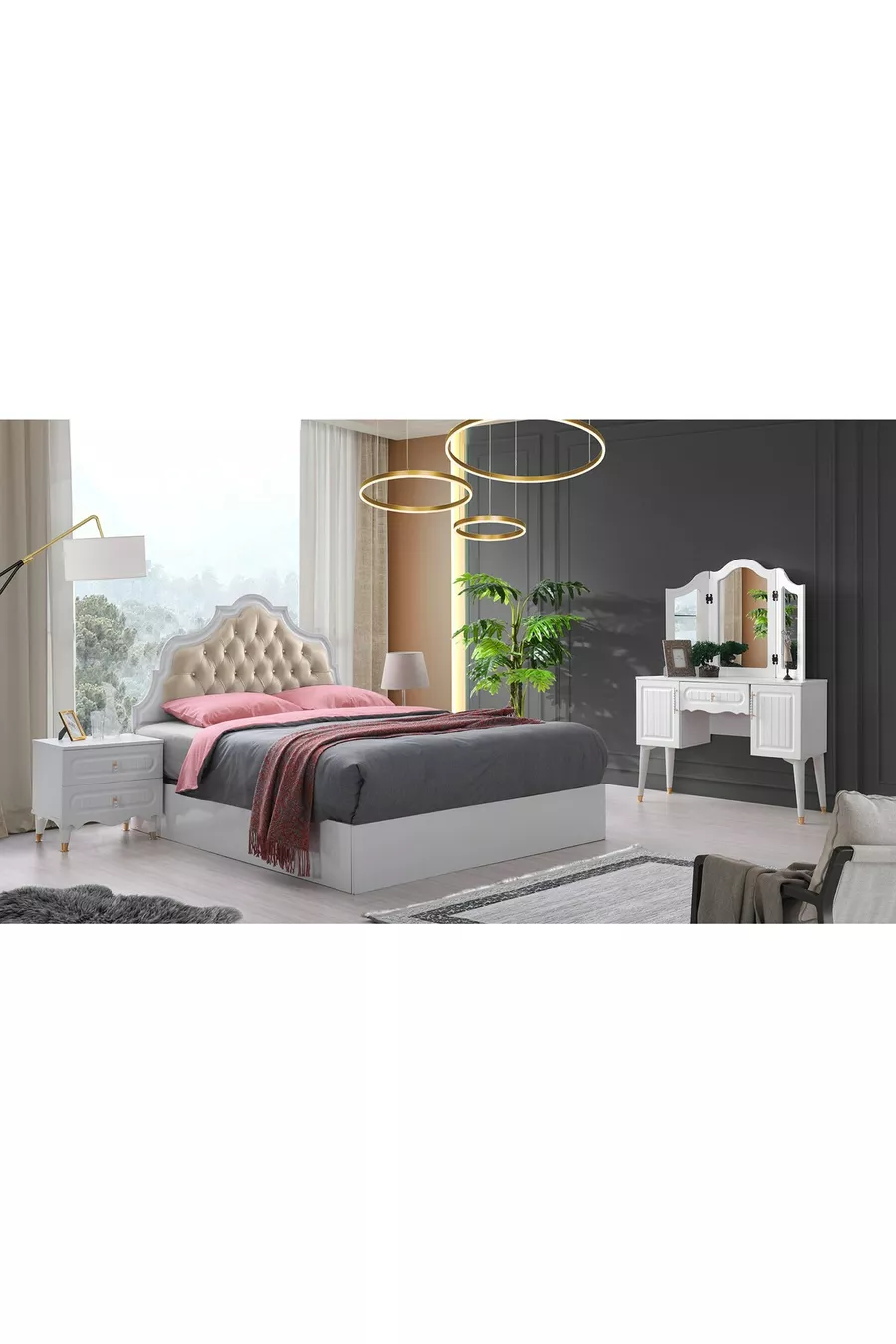 ENSEMBLE DE CHAMBRE À COUCHER FIRAT MDF