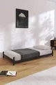 Arya Kinderbett Kompatibel mit Matratze Schwarz | Kinder-Etagenbett Produkt - Bodenbett