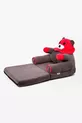 Siège enfant pliable en éponge antibactérienne portable - Panda, siège ours gris fuchsia