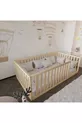 Letto per bambini in legno naturale Montessori Altezza Cm