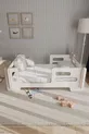 Mdflam Modern Montessori Children's Bed, Base, Bedframe - White