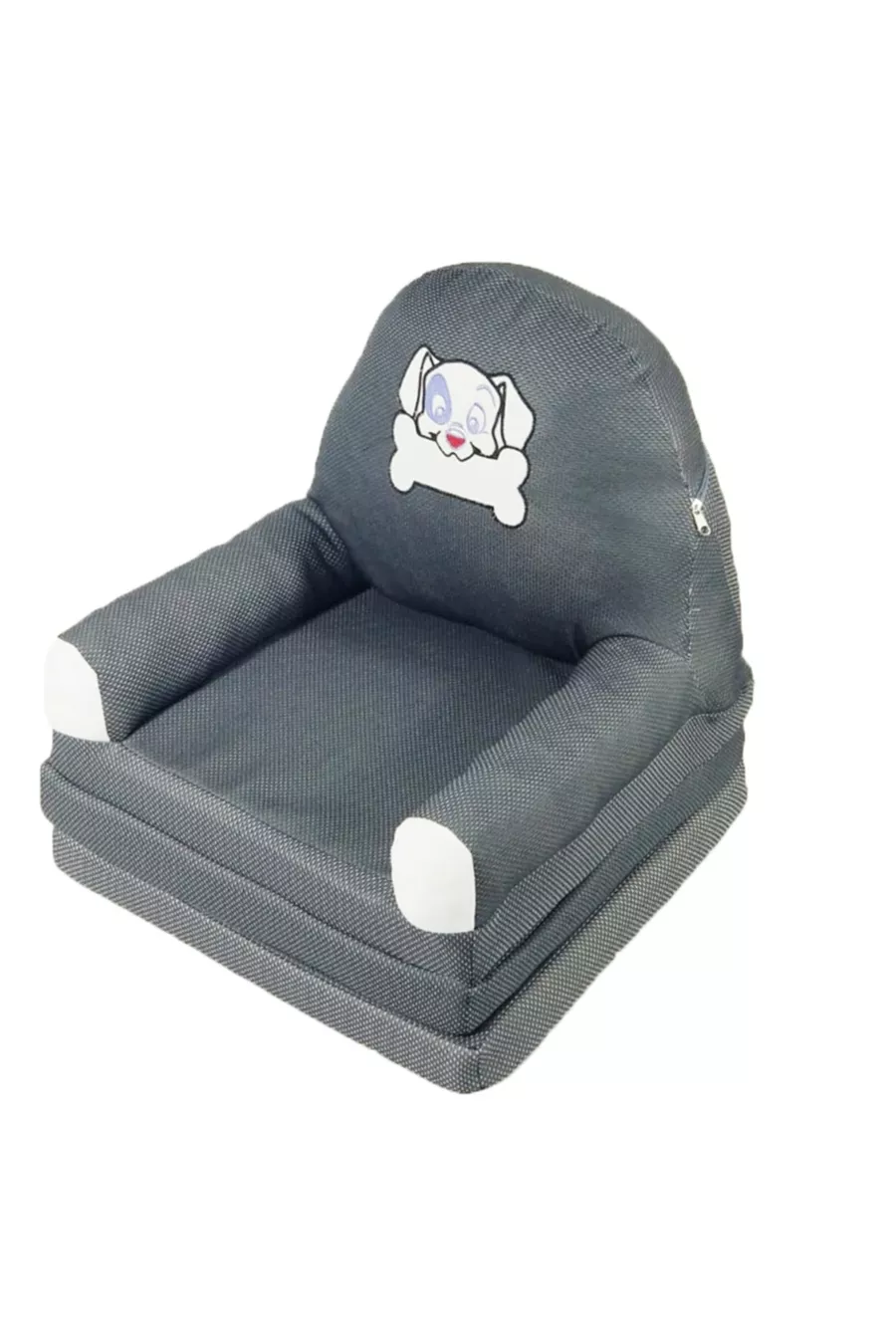 Faltbarer Kinder-Babystuhl Tragbares Bett Grau/Dalmatiner