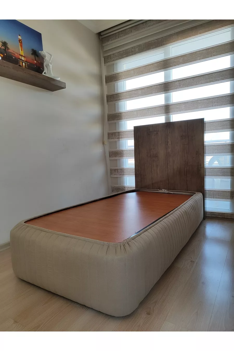 Design Sonne LEINEN Bettrahmenkante BEZUG