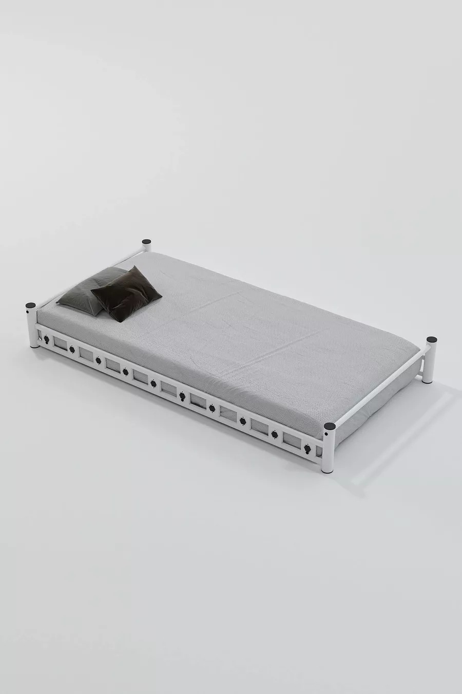Witte Kinderbed Stapelbed Met Onderbed en Bedlade