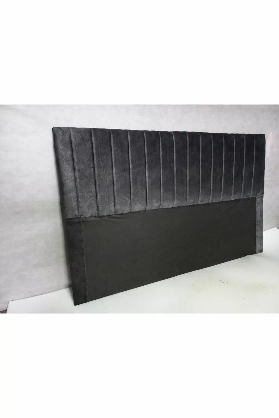 Tête de lit Baza * Anthracite Fumé - Finition Striée