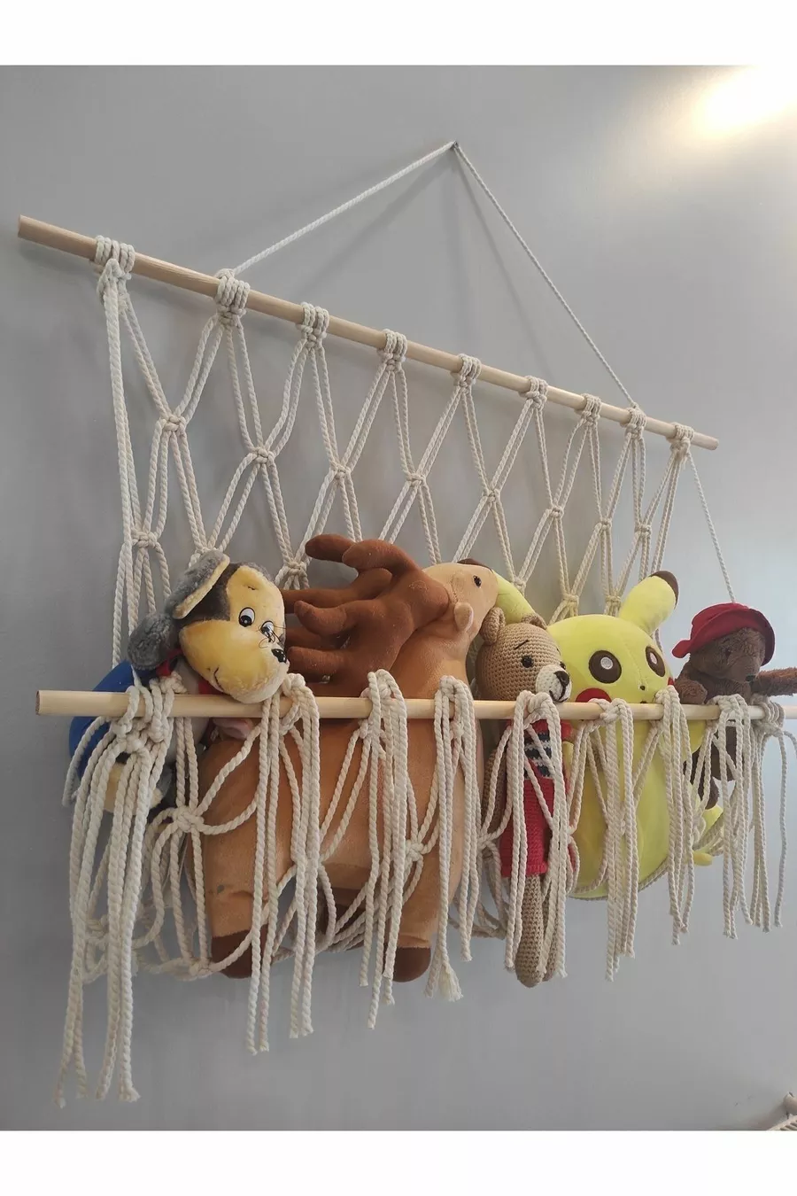 Plush Toy Hanger (CM ROD) Toy Hammock - Kids Room Organizer