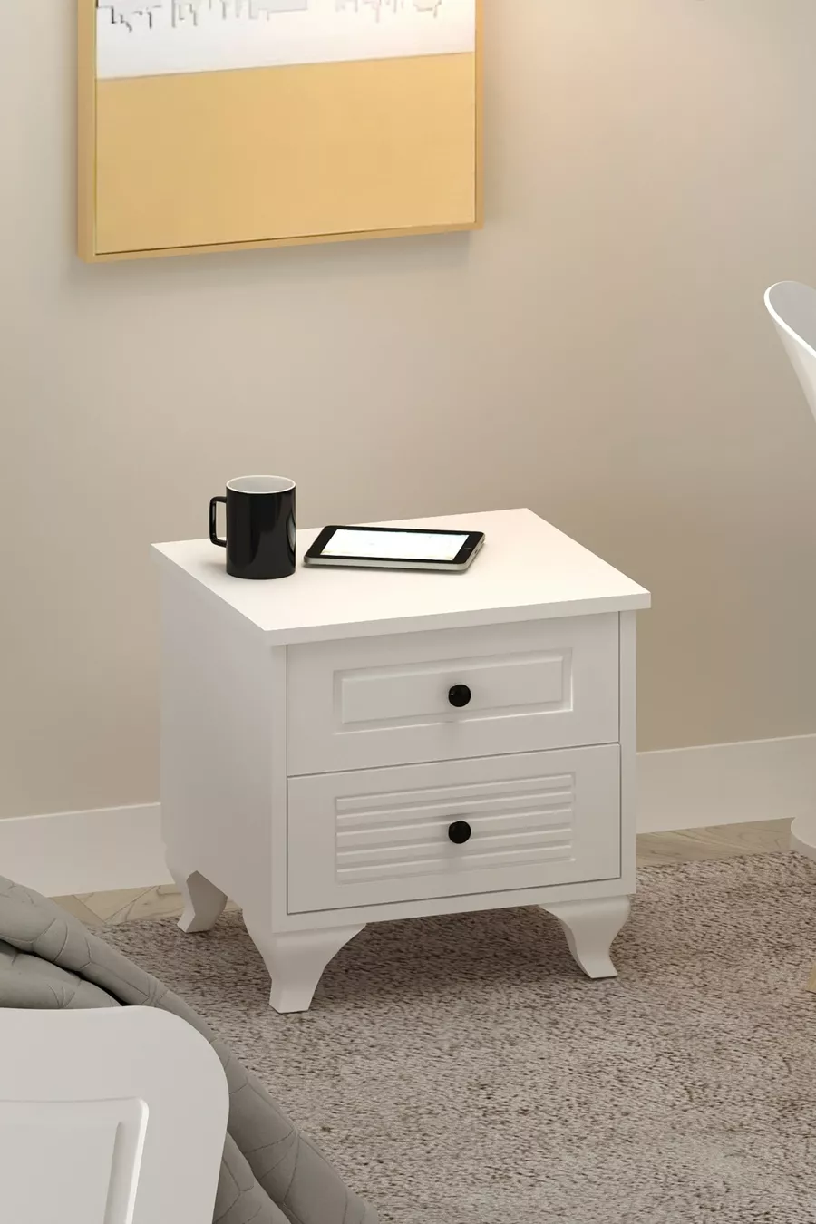 Izel Country Nightstand