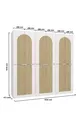 Armoire Poy à 6 portes -  cm H,  cm L - Armoire pour chambre d'enfant et chambre à coucher