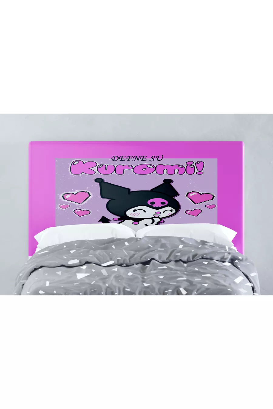 Copricuscino Base Cuori Kuromi
