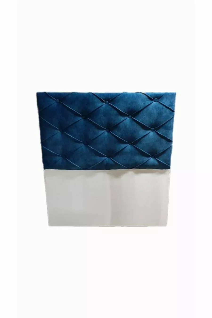 Tête de lit de base X Bleu