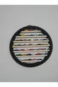 Scaffale da parete a ruota con luce gialla, decorativo in legno, parcheggio per bambini in gomma, lampada da notte educativa Montessori