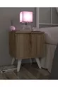 Table de chevet Gimli avec compartiment secret, MDF, assemblé, ne nécessite pas de montage
