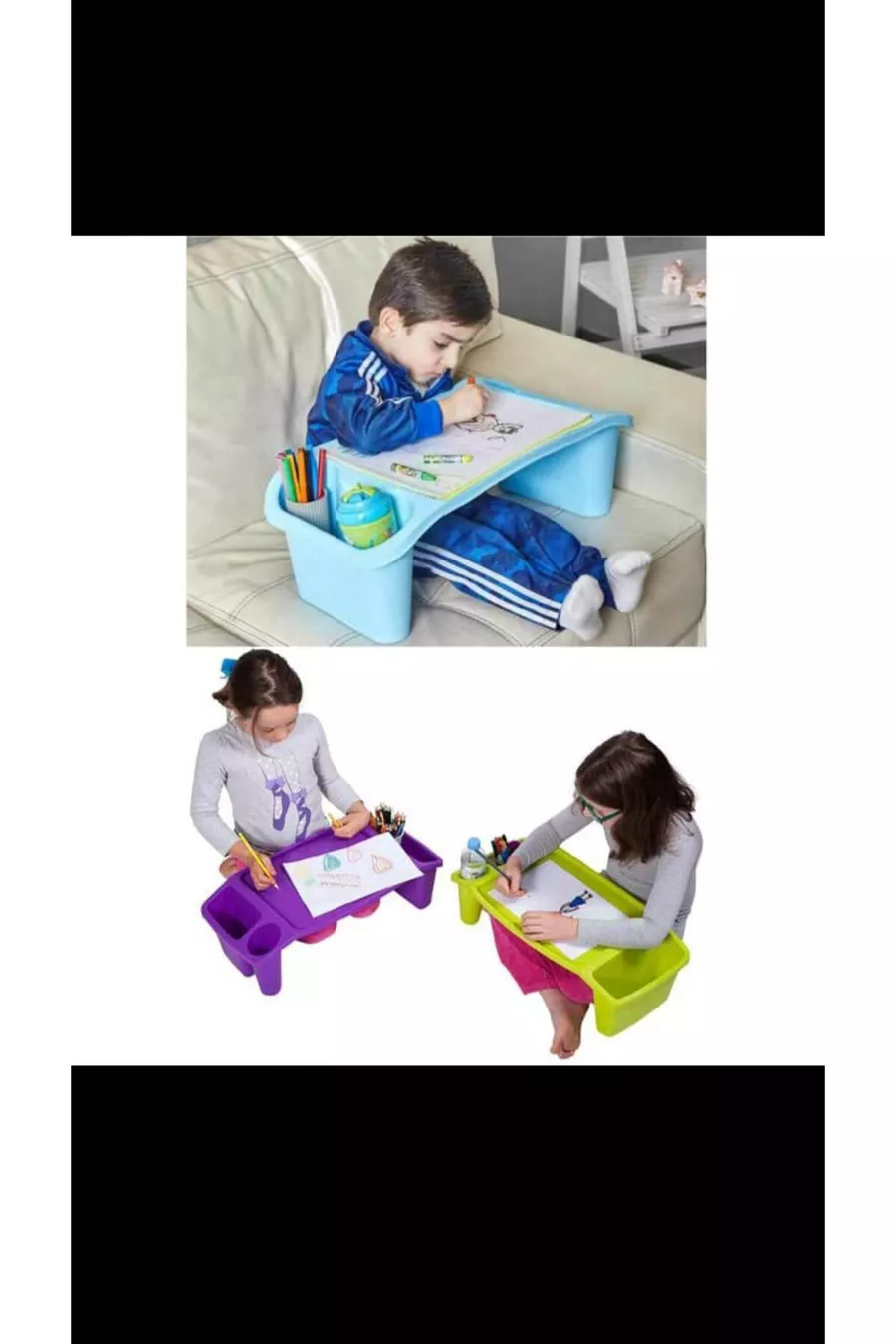 KINDER HOBBYTAFEL SPEELTAFEL TABLET BRIL. ROZE