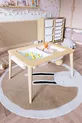 Table d'activité de jeu en bois avec chaise ourson en bois résistante à l'eau
