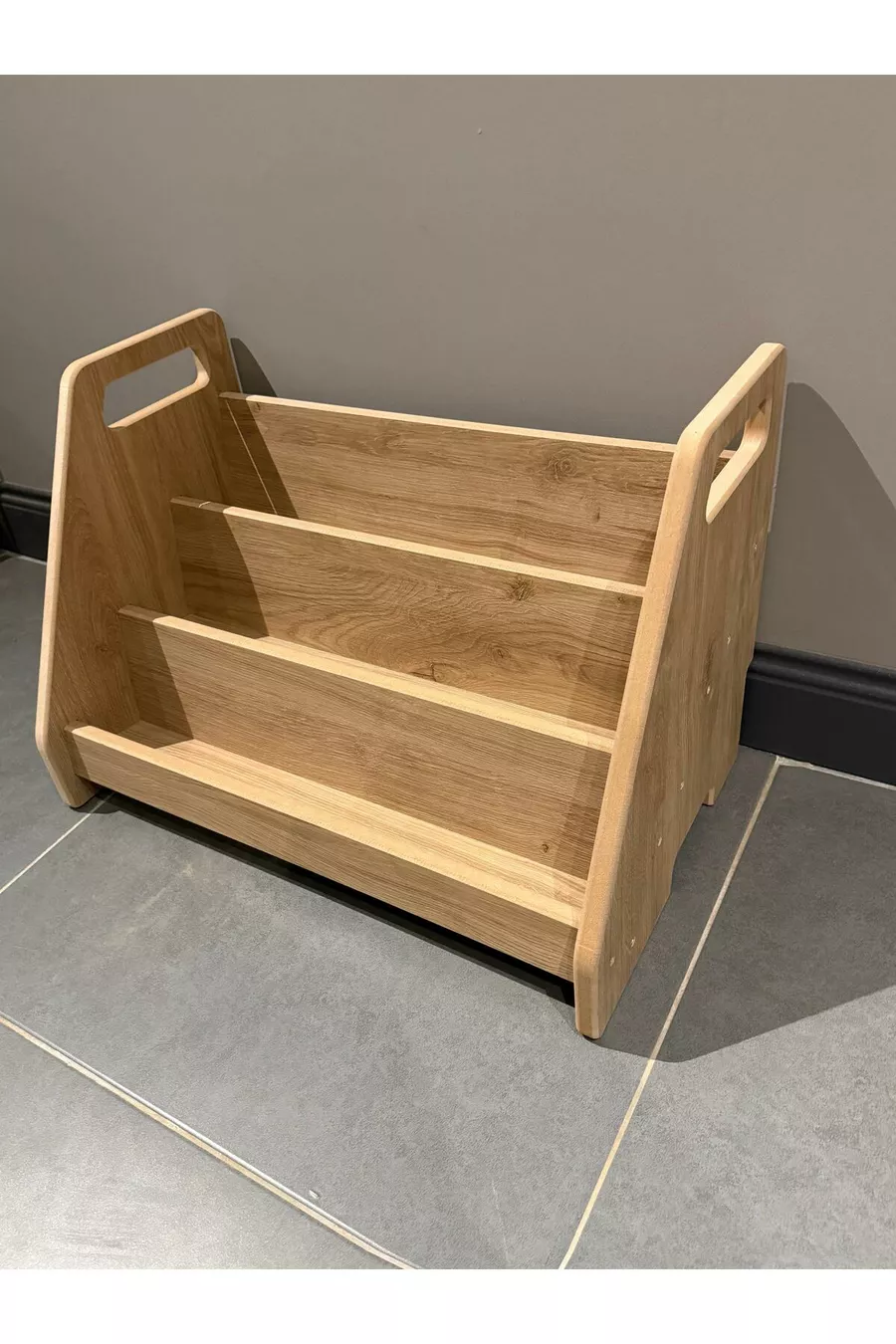 Montessori 3 Raflı MDF Çok Kullanışlı Kitaplık