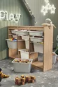 Шкаф с корзиной Многофункциональный шкаф Шкаф для игрушек Лара Сапфир Дуб