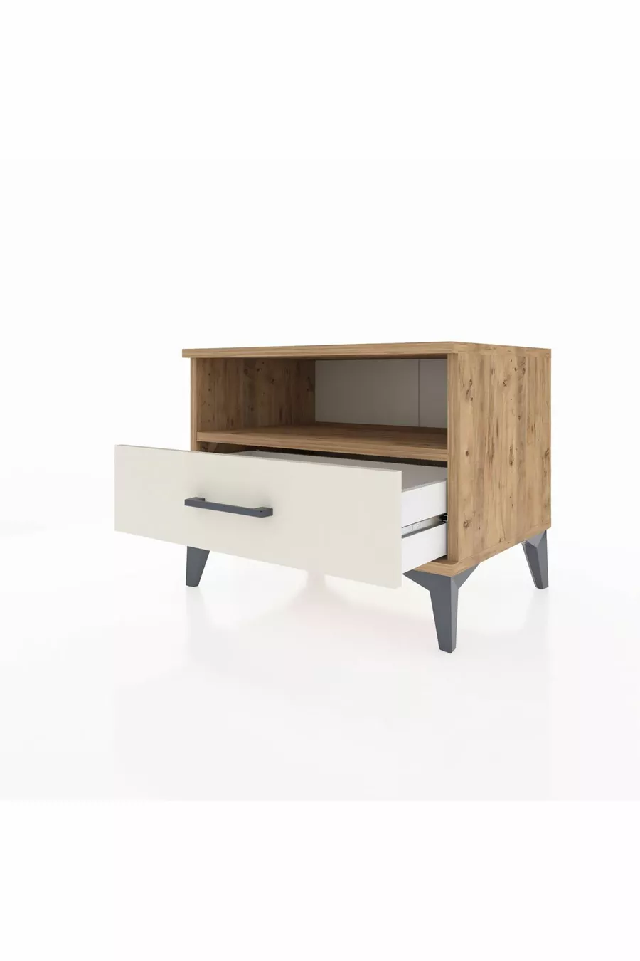 Hyperion Kommode mit einem Regal und einer Schublade aus Kiefer-Marmor