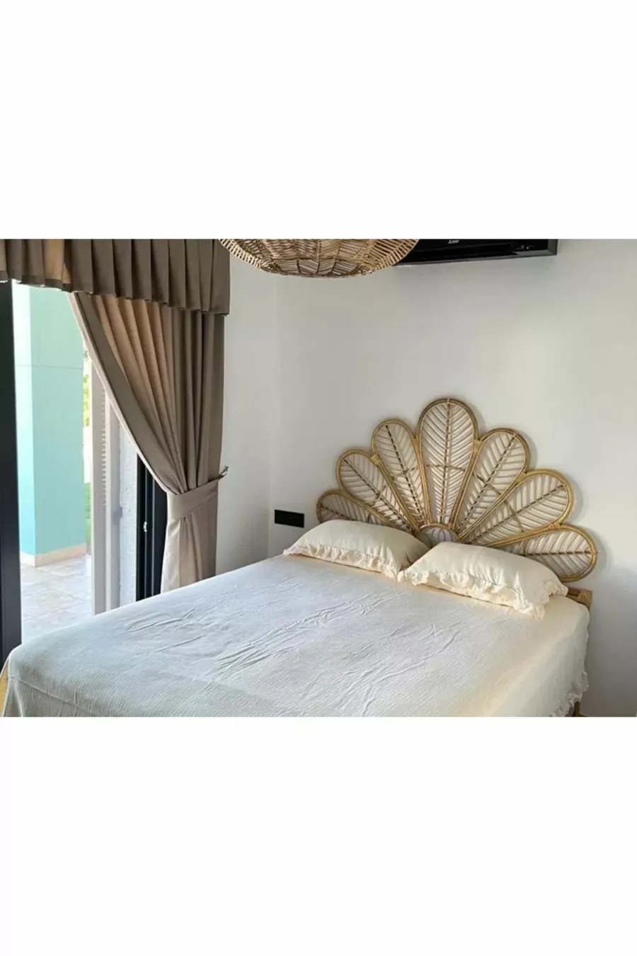 tête de lit en bambou