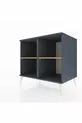 Cassettiera Kronos 2 Ripiani Antracite-Antracite/Pino