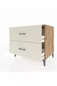 Kronos Dresser 2-Drawer Pine-Onyx
