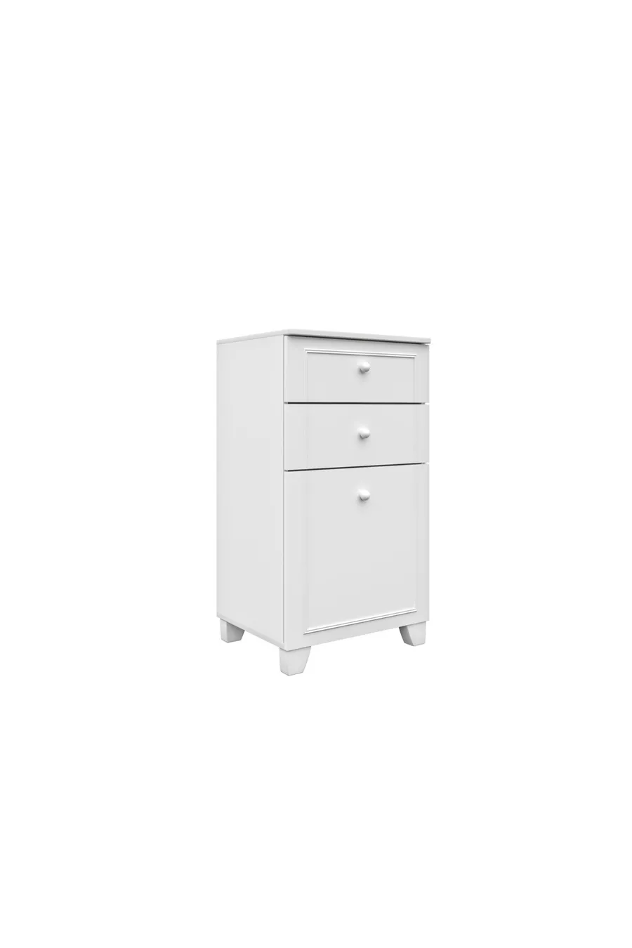 Commode blanche Tokyo à 3 tiroirs
